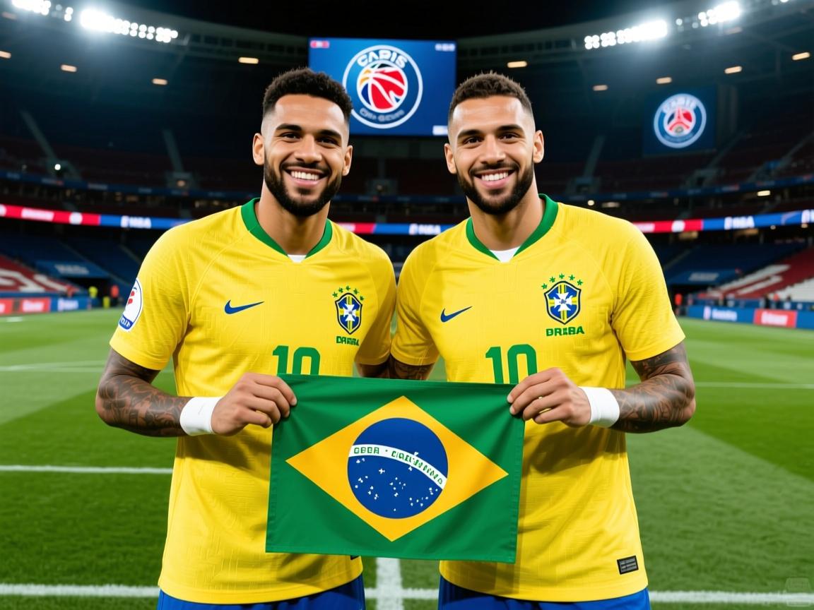 巴黎创纪录签下巴西国脚双星，强化阵容实力  第3张